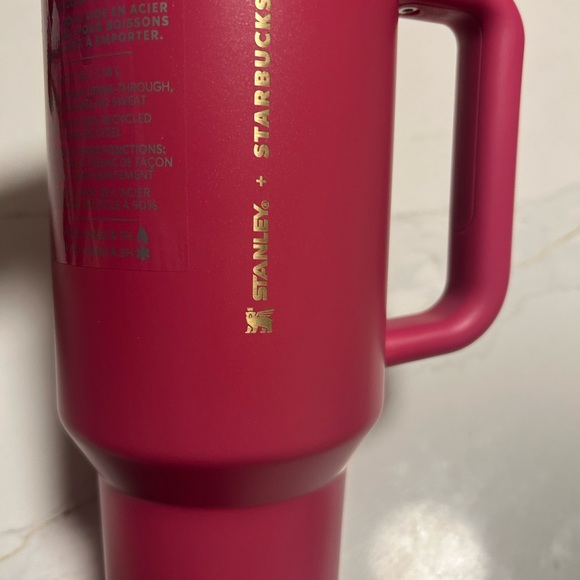 Starbucks Stanley Holiday 2024 Berry Pink 40 Oz. Tumbler - Picture 2 of 5